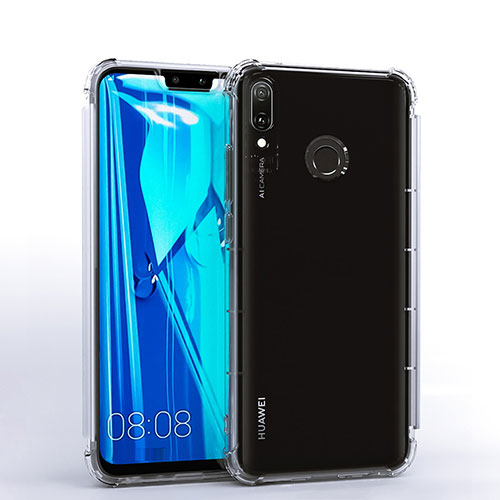 Ultra-thin Transparent TPU Soft Case S01 for Huawei Enjoy 9 Plus Clear