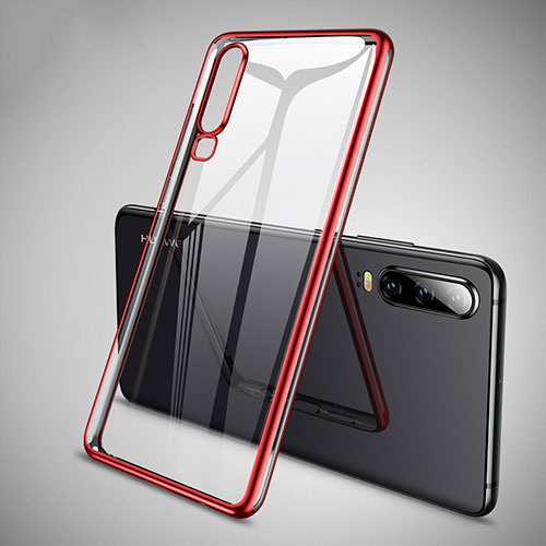 Ultra-thin Transparent TPU Soft Case S01 for Huawei P30 Red