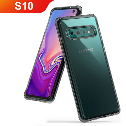 Ultra-thin Transparent TPU Soft Case S01 for Samsung Galaxy S10 Gray