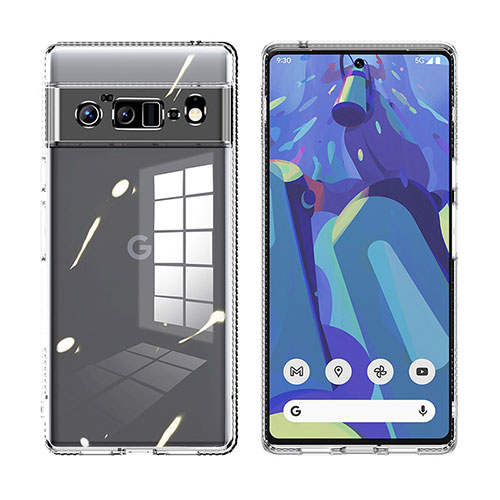 Ultra-thin Transparent TPU Soft Case T02 for Google Pixel 6 Pro 5G Clear