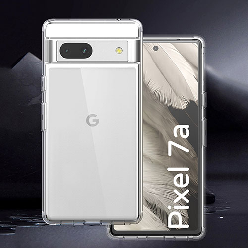 Ultra-thin Transparent TPU Soft Case T02 for Google Pixel 7a 5G Clear