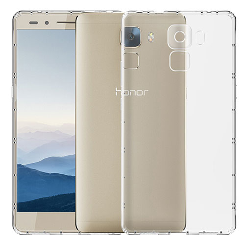 Ultra-thin Transparent TPU Soft Case T02 for Huawei Honor 7 Clear