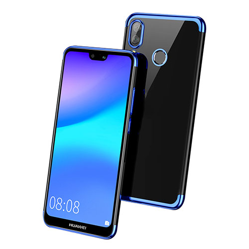 Ultra-thin Transparent TPU Soft Case T02 for Huawei Nova 3e Blue