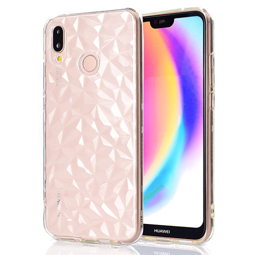 Ultra-thin Transparent TPU Soft Case T02 for Huawei Nova 3e Clear