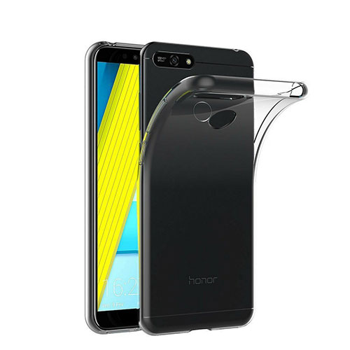 Ultra-thin Transparent TPU Soft Case T02 for Huawei Y6 Prime (2018) Clear