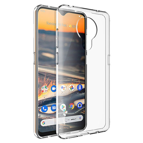 Ultra-thin Transparent TPU Soft Case T02 for Nokia 5.4 Clear
