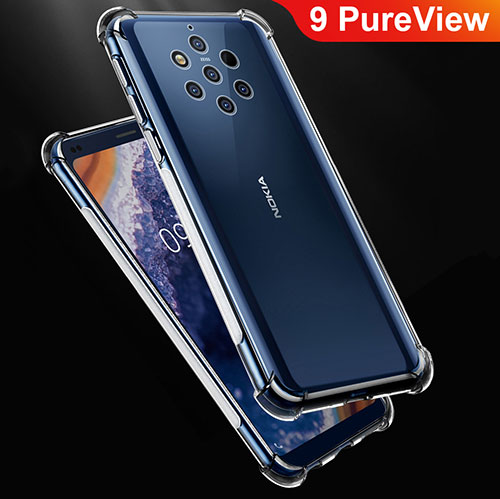 Ultra-thin Transparent TPU Soft Case T02 for Nokia 9 PureView Clear