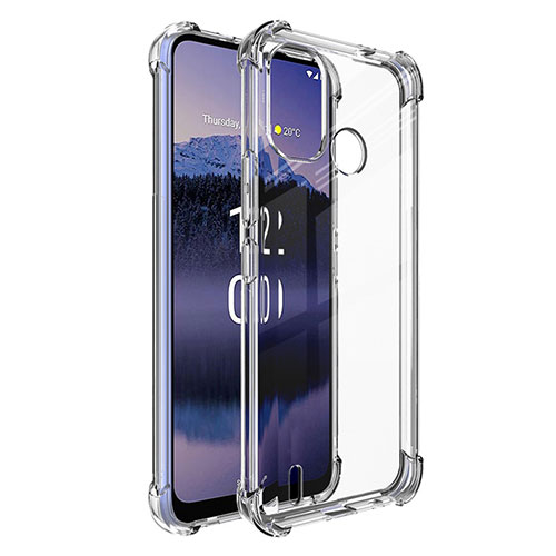 Ultra-thin Transparent TPU Soft Case T02 for Nokia C21 Plus Clear