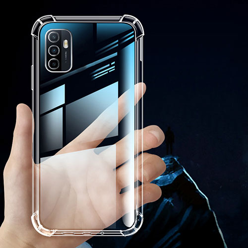 Ultra-thin Transparent TPU Soft Case T02 for Oppo A16 Clear