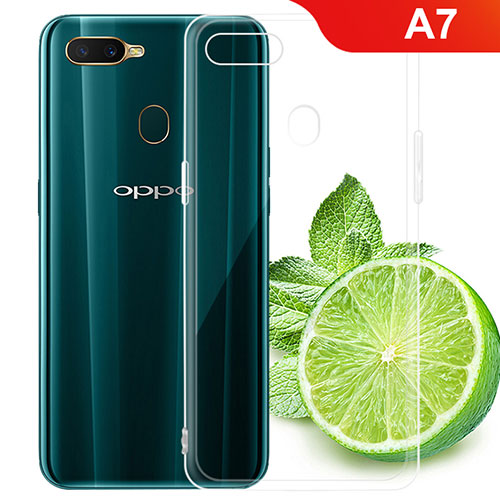 Ultra-thin Transparent TPU Soft Case T02 for Oppo A7 Clear