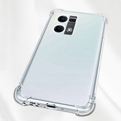 Ultra-thin Transparent TPU Soft Case T02 for Oppo F21 Pro 4G Clear