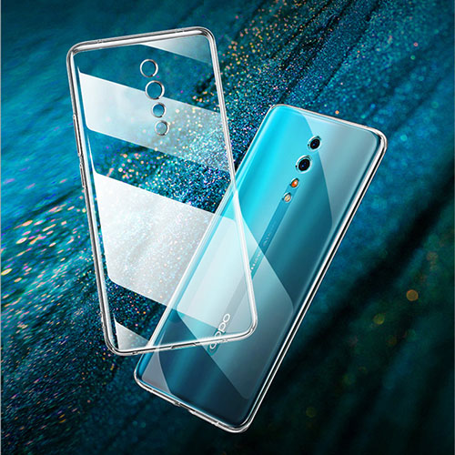 Ultra-thin Transparent TPU Soft Case T02 for Oppo Reno Z Clear