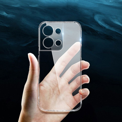 Ultra-thin Transparent TPU Soft Case T02 for Oppo Reno9 5G Clear