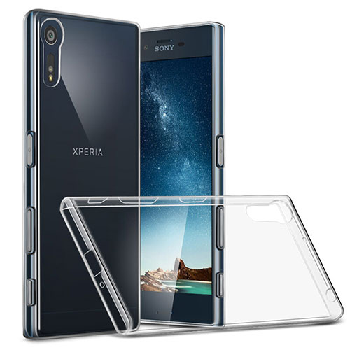 Ultra-thin Transparent TPU Soft Case T02 for Sony Xperia XZs Clear