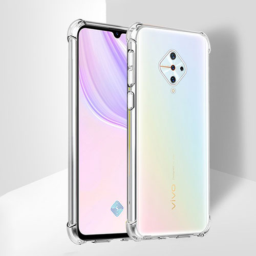 Ultra-thin Transparent TPU Soft Case T02 for Vivo S1 Pro Clear