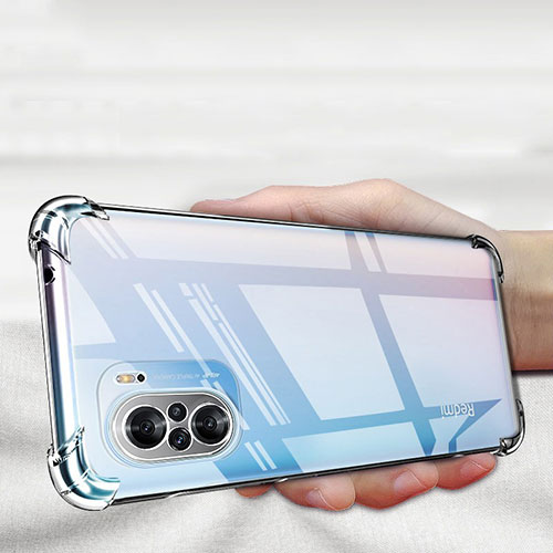 Ultra-thin Transparent TPU Soft Case T02 for Xiaomi Poco F3 5G Clear