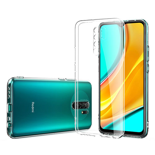 Ultra-thin Transparent TPU Soft Case T02 for Xiaomi Redmi 9 Clear