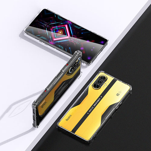 Ultra-thin Transparent TPU Soft Case T02 for Xiaomi Redmi K40 Gaming 5G Clear