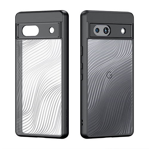 Ultra-thin Transparent TPU Soft Case T03 for Google Pixel 7a 5G Black