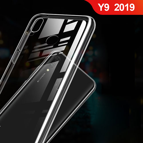 Ultra-thin Transparent TPU Soft Case T03 for Huawei Y9 (2019) Clear