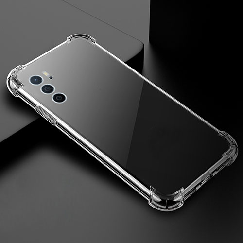 Ultra-thin Transparent TPU Soft Case T03 for Oppo A54s Clear