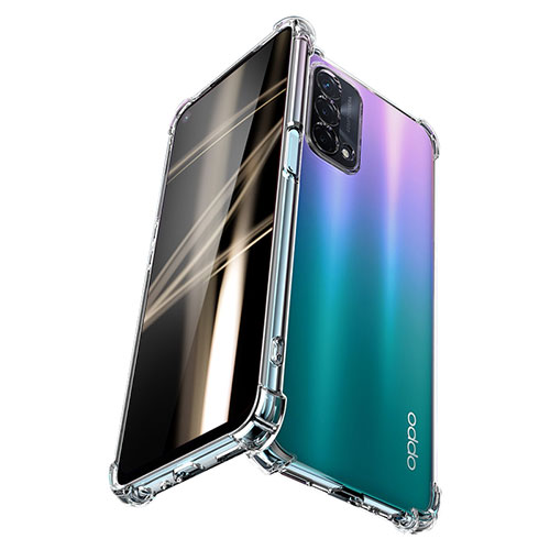 Ultra-thin Transparent TPU Soft Case T03 for Oppo A93 5G Clear