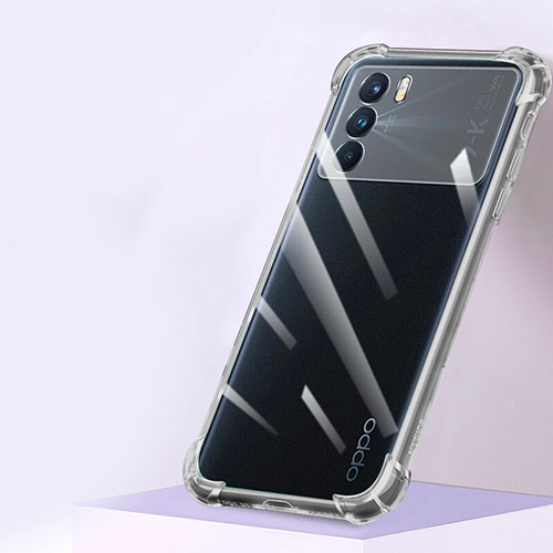 Ultra-thin Transparent TPU Soft Case T03 for Oppo K9 Pro 5G Clear