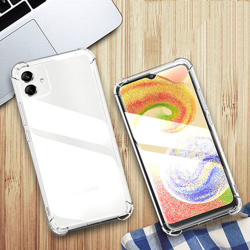 Ultra-thin Transparent TPU Soft Case T03 for Samsung Galaxy A05 Clear