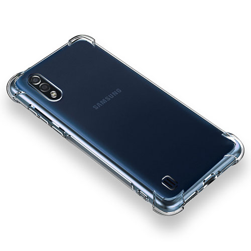 Ultra-thin Transparent TPU Soft Case T03 for Samsung Galaxy M01 Clear