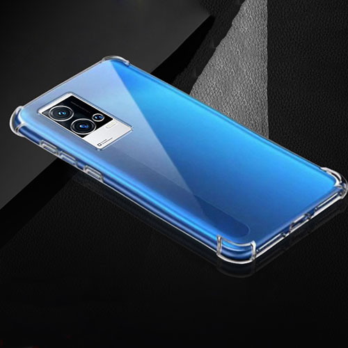 Ultra-thin Transparent TPU Soft Case T03 for Vivo iQOO 8 Pro 5G Clear