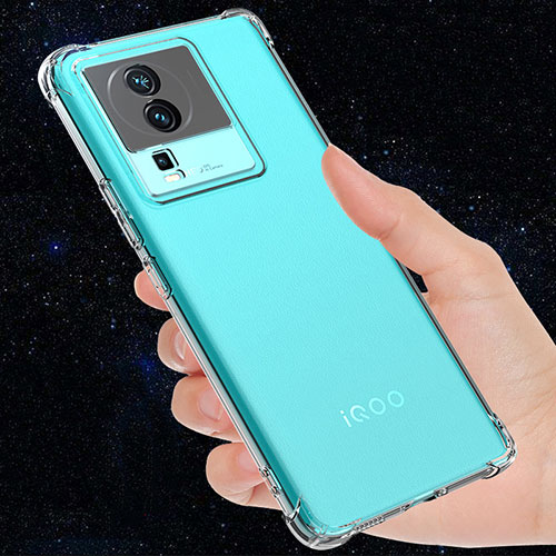 Ultra-thin Transparent TPU Soft Case T03 for Vivo iQOO Neo7 SE Clear