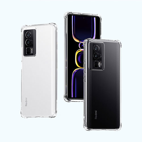 Ultra-thin Transparent TPU Soft Case T03 for Xiaomi Redmi K60 5G Clear