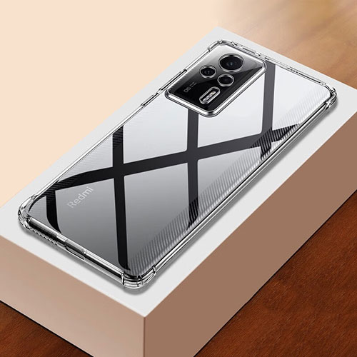 Ultra-thin Transparent TPU Soft Case T03 for Xiaomi Redmi K60E 5G Clear