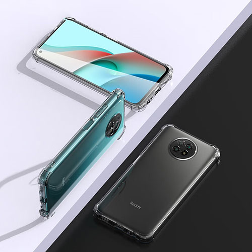 Ultra-thin Transparent TPU Soft Case T03 for Xiaomi Redmi Note 9 5G Clear