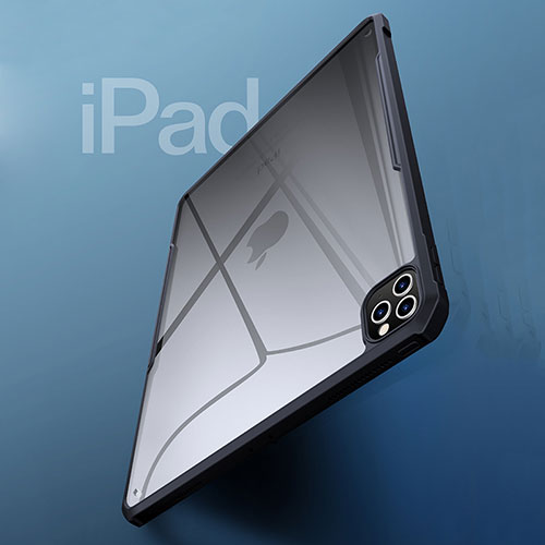 Ultra-thin Transparent TPU Soft Case T04 for Apple iPad Pro 12.9 (2022) Black