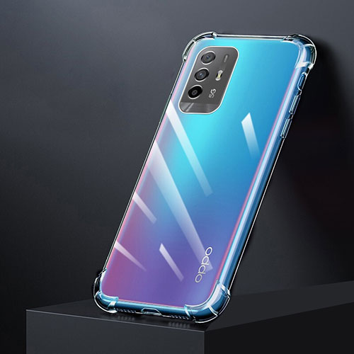 Ultra-thin Transparent TPU Soft Case T04 for Oppo A94 5G Clear