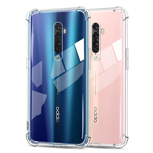 Ultra-thin Transparent TPU Soft Case T04 for Oppo Reno2 Clear