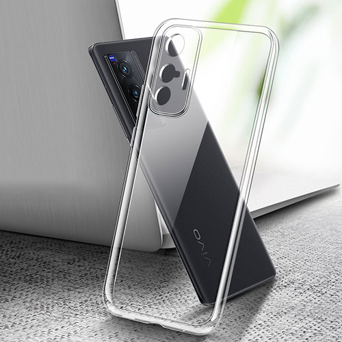 Ultra-thin Transparent TPU Soft Case T04 for Vivo X70t Clear