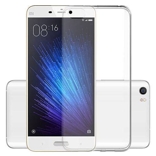 Ultra-thin Transparent TPU Soft Case T04 for Xiaomi Mi 5 Clear