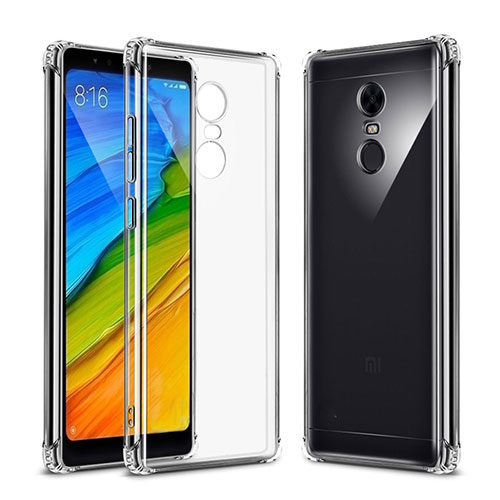 Ultra-thin Transparent TPU Soft Case T04 for Xiaomi Redmi 5 Plus Clear