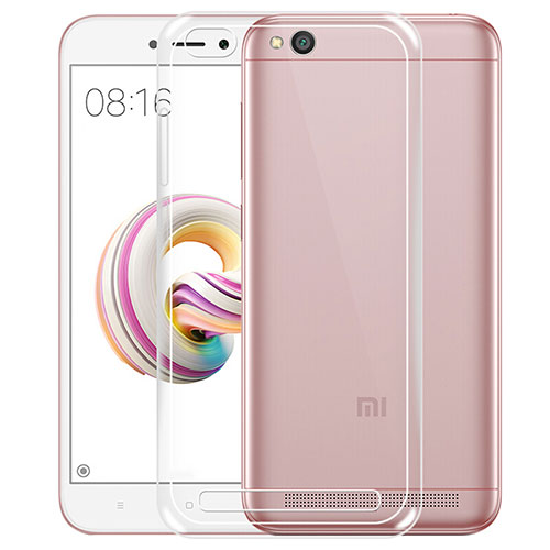 Ultra-thin Transparent TPU Soft Case T04 for Xiaomi Redmi 5A Clear