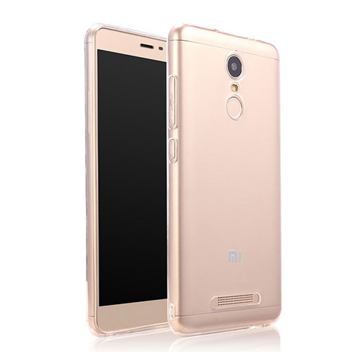 Ultra-thin Transparent TPU Soft Case T04 for Xiaomi Redmi Note 3 MediaTek Clear