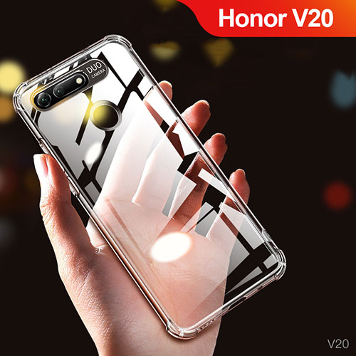 Ultra-thin Transparent TPU Soft Case T05 for Huawei Honor V20 Clear