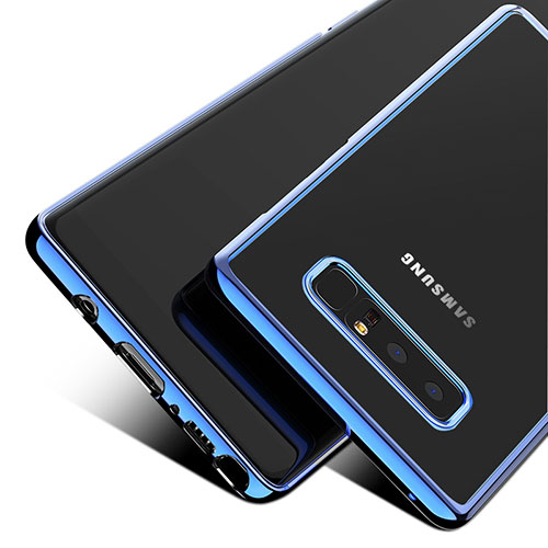 Ultra-thin Transparent TPU Soft Case T05 for Samsung Galaxy Note 8 Duos N950F Blue