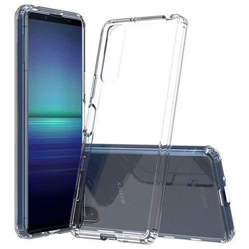 Ultra-thin Transparent TPU Soft Case T05 for Sony Xperia 1 IV Clear