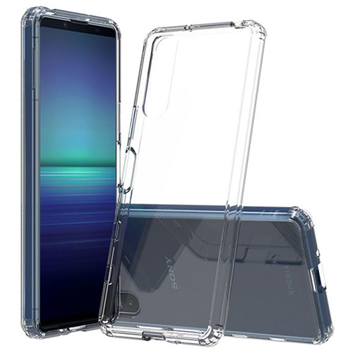 Ultra-thin Transparent TPU Soft Case T05 for Sony Xperia 10 III Lite Clear