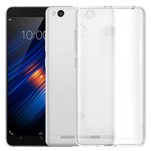 Ultra-thin Transparent TPU Soft Case T05 for Xiaomi Redmi 3 High Edition Clear