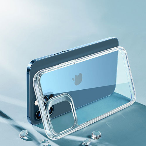 Ultra-thin Transparent TPU Soft Case T06 for Apple iPhone 12 Pro Max Clear