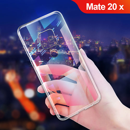 Ultra-thin Transparent TPU Soft Case T06 for Huawei Mate 20 X 5G Clear