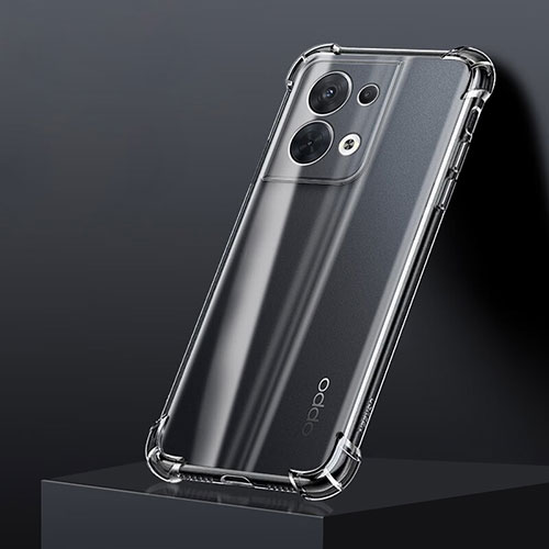 Ultra-thin Transparent TPU Soft Case T06 for Oppo Reno9 5G Clear